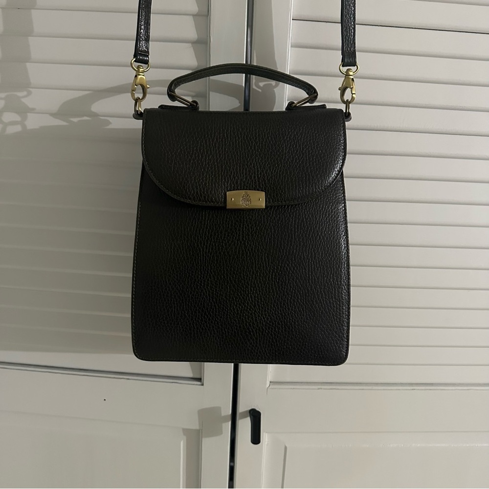 Vintage Mark Cross Leather Crossbody Bag- Excellent Condition - Picture 2 of 6
